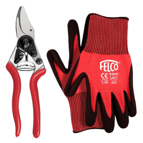 Nožnice FELCO 6 + rukavice M (darčekový set)