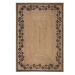 Kusový koberec Printed Jute Maisie Natural/Black Rozmery kobercov: 120x170