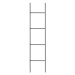 Čierny kovový dekoratívny rebrík Siem - Light & Living