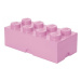 LEGO® úložný box 8 - svetlo rúžová    250 x 500 x 180 mm
