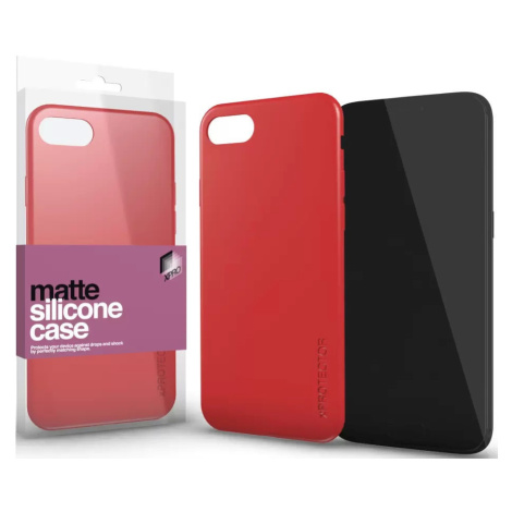 Apple iPhone 13 Pro, silikónové puzdro, ultratenké, matné, Xprotector Matte, červené