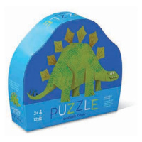 Mini puzzle - Stegosaurus (12 dílků)
