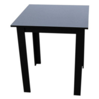 Jedálenský stôl Timmy 70x70cm (čierna)