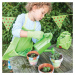 Bigjigs Toys Záhradný set náradia v plátennej taške zelený