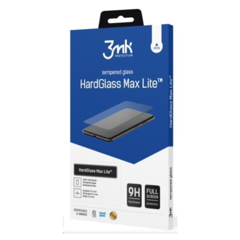3mk tvrdené sklo HardGlass Max Lite pre Apple iPhone 13/13 Pro/14, čierna