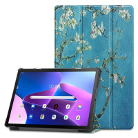 Lenovo Tab M10 Plus (10.61) (3. generácia) TB125 / TB128, puzdro s priečinkom, kvetinový vzor, T