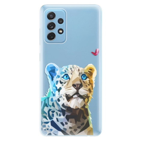 Odolné silikónové puzdro iSaprio - Leopard With Butterfly - Samsung Galaxy A72