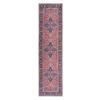 Vínovočervený umývateľný behúň s prímesou recyklovaných vlákien 60x230 cm Windsor – Flair Rugs