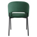 HALMAR K455 jedálenská stolička tmavozelená / čierna