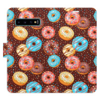 Flipové puzdro iSaprio - Donuts Pattern - Samsung Galaxy S10