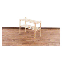 Regál drevený RA-2-65, 50x65x28cm - borovica