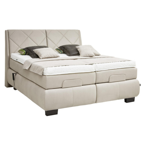 Dieter Knoll POSTEĽ BOXSPRING, 180/200 cm, textil, béžová