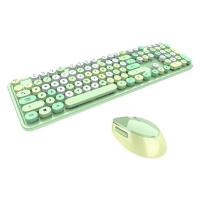 Klávesnica Wireless keyboard + mouse set MOFII Sweet 2.4G (green)