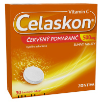 Celaskon Vitamin C 500 mg Červený Pomaranč tbl.eff.30 x 500 mg