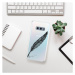 Odolné silikónové puzdro iSaprio - Writing By Feather - black - Samsung Galaxy S10e