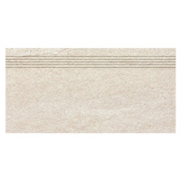 Schodovka Rako Quarzit béžová 30x60 cm mat DCVSE735.1