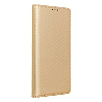 Diárové puzdro na Samsung Galaxy S22 Plus G906 5G Smart Book zlaté