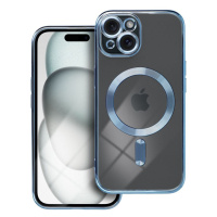 OEM Electro Kryt s MagSafe pre iPhone 15, Modrý