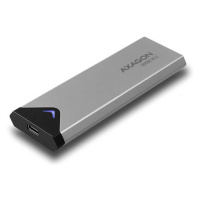 AXAGON EEM2-UG2, USB-C 3.2 Gen 2 - M.2 NVMe SSD kovový box, dĺžka 42 až 80 mm