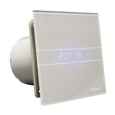 CATA - E-100 GSTH kúpeľňový ventilátor axiálny s automatom,4W/8W,potrubie 100,striebo 00900600
