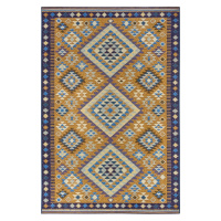 Kusový koberec Cappuccino 105874 Peso Yellow Purple - 80x165 cm Hanse Home Collection koberce