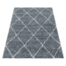 Kusový koberec Alvor Shaggy 3401 grey - 80x150 cm Ayyildiz koberce