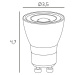 LED reflektor Mini Spot, GU10, 5 W, 3 000 K, stmievateľný