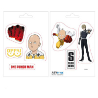 Abysse Corp One-Punch Man Nálepky 2-Pack (16 x 11cm)