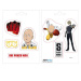 Abysse Corp One-Punch Man Nálepky 2-Pack (16 x 11cm)