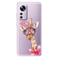 Odolné silikónové puzdro iSaprio - Lady Giraffe - Xiaomi 12 / 12X