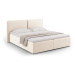 Krémová boxspring posteľ s úložným priestorom 160x200 cm Arendal – Cosmopolitan Design