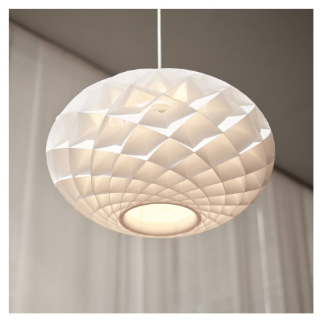 Louis Poulsen Patera Oval LED biela Ø 50 cm 2700 K