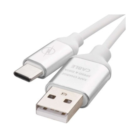 EMOS SM7025W USB kábel 2.0 A/M - C/M 1m biely