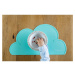 Tyrkysové silikónové prestieranie Kindsgut Cloud, 49 x 27 cm