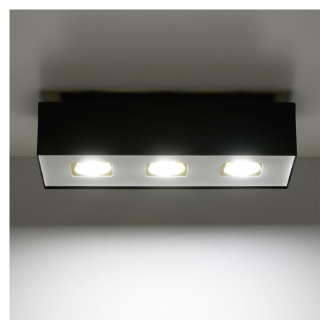 Stropná Lampa Atlanta 3 BLACK A-072