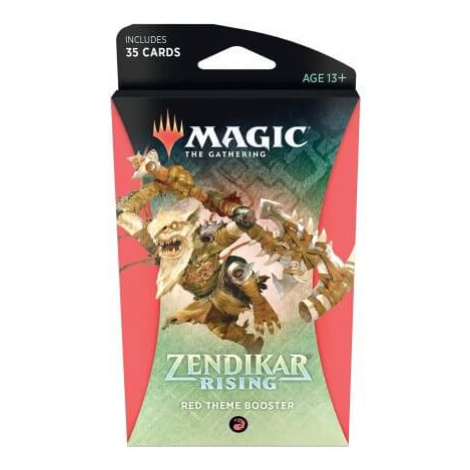 Wizards of the Coast Magic the Gathering Zendikar Rising Theme Booster - Red