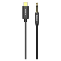 Kábel Baseus Yiven Audio cable USB-C to mini jack 3,5mm, 1.2m (Black) (6953156262553)