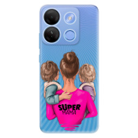 Odolné silikónové puzdro iSaprio - Super Mama - Two Boys - Infinix Smart 7