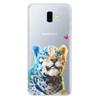 Odolné silikónové puzdro iSaprio - Leopard With Butterfly - Samsung Galaxy J6+