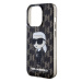 Original faceplate case KARL LAGERFELD KLHCP15LHNKMKLK for iPhone 15 PRO (Ikonik Monogram / blac