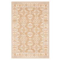 Svetlohnedý vlnený koberec 100x180 cm Carol – Agnella