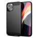 Silikónové puzdro na Apple iPhone 13 Pro Max Carbon Pro čierne