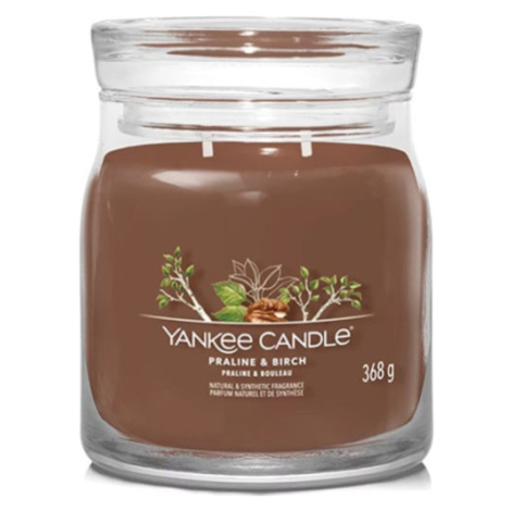 Yankee Candle Pralinka a breza, Sviečka v sklenenej dóze  368 g