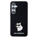 Karl Lagerfeld Liquid Silicone Choupette NFT Zadný Kryt pre Samsung Galaxy S24+ Black