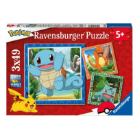 Ravensburger Vypustite Pokémonov 3x49 dielikov