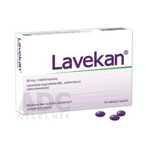 LAVEKAN 80mg, 14 kapsúl