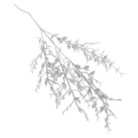 Umelá zimná vetvička Twiggle strieborná, 20 x 75 cm