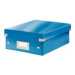 Leitz Malá organizačná škatuľa Click - Store modrá