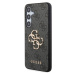 Guess PU 4G Metal Logo Zadný Kryt pre Samsung Galaxy S24 Grey