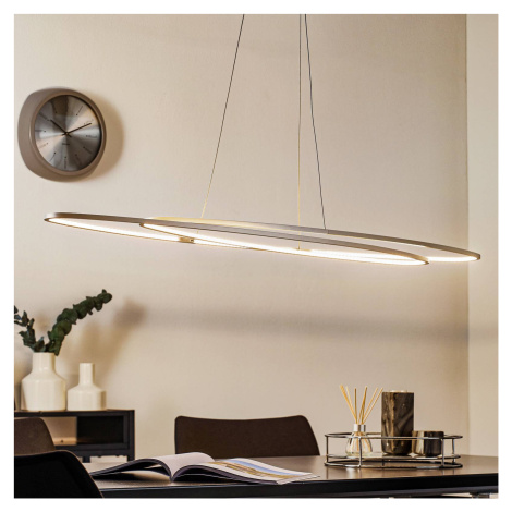 Bopp Flair – oválna závesná LED lampa, hliník